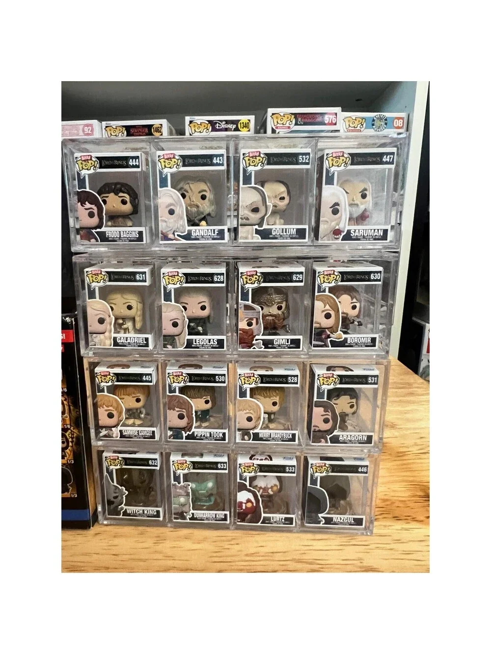 COMPLETE BITTY MUTIPACK SET Lord of the Rings Funko Pops W/ ALL 4 MYSTERY CHASES